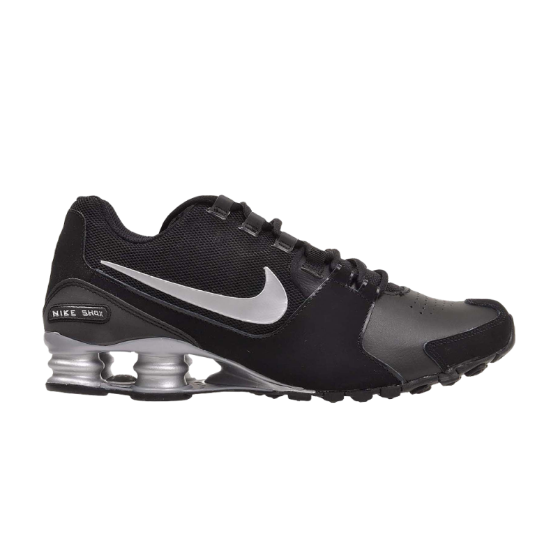 Shox Avenue Leather 'Black Metallic Silver' Shox Avenue Leather 'Black Metallic Silver'