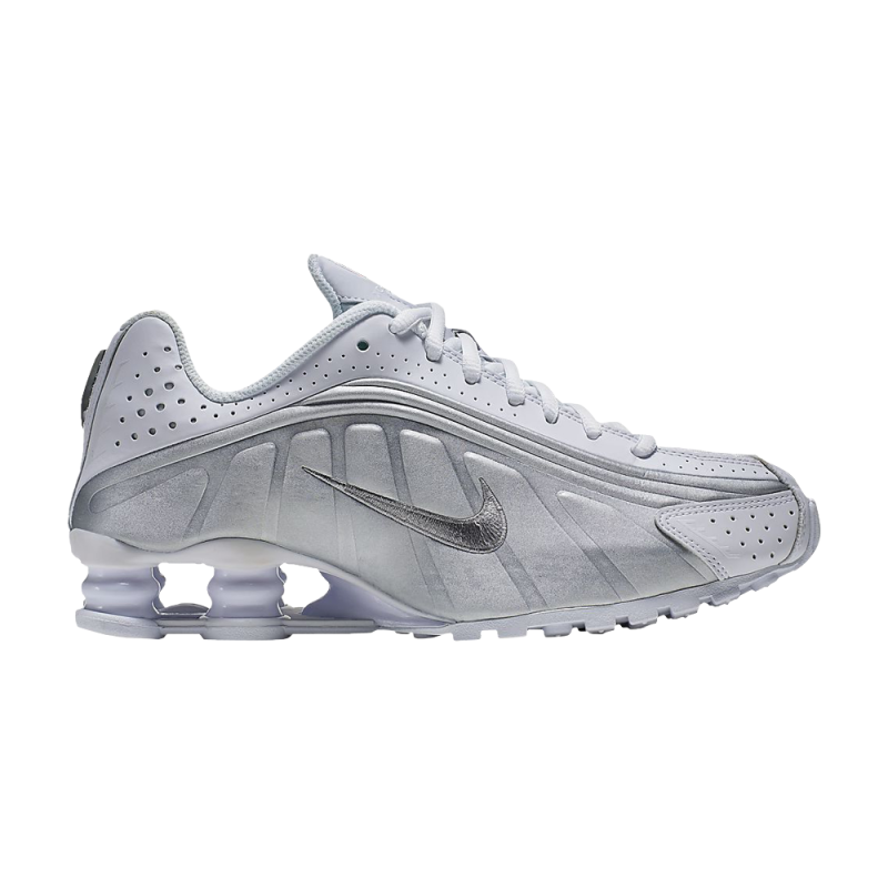 Shox R4 GS 'White Metallic Silver' Shox R4 GS 'White Metallic Silver'
